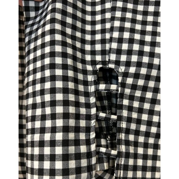 89th and Madison Black& White Check Pull On Pants size XL - Picture 5 of 7